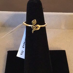 14K Yellow Gold Snake Ring NWT